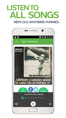 FanChants Vasco Fans Songs & Chants android App screenshot 5